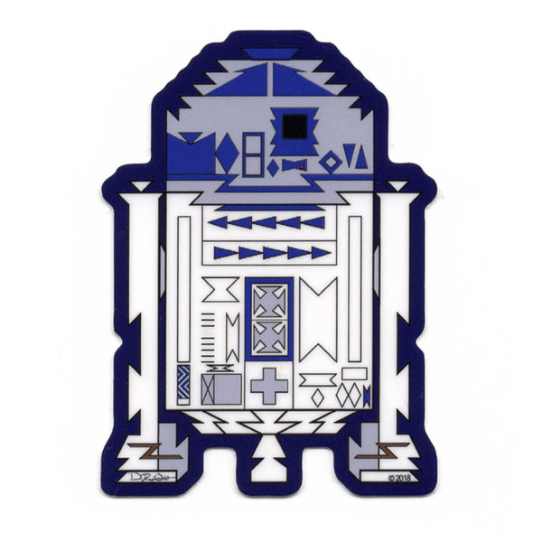 R2 Satin Vinyl Sticker