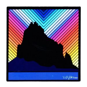 Shiprock Holographic Vinyl Sticker