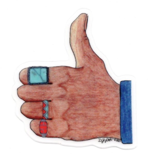 Thumbs Up (Clear Vinyl Sticker)