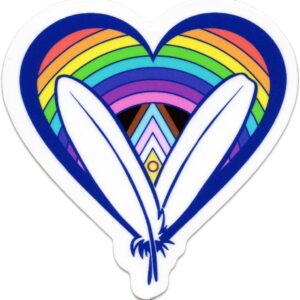 LGBTQIA2S+ Heart Sticker