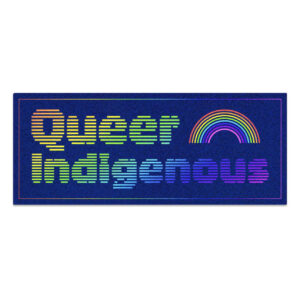 Pixie Glitter Queer Indigenous Sticker