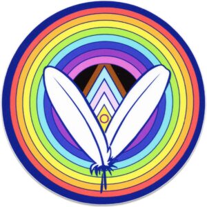 LGBTQIA2S+ Circle Sticker